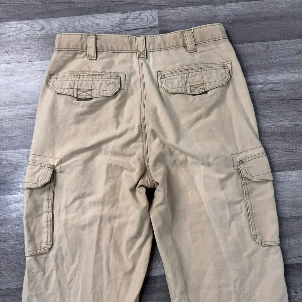 St. John's Bay Utility Cargo Pants 32x30 Khaki Workwear Outdoor